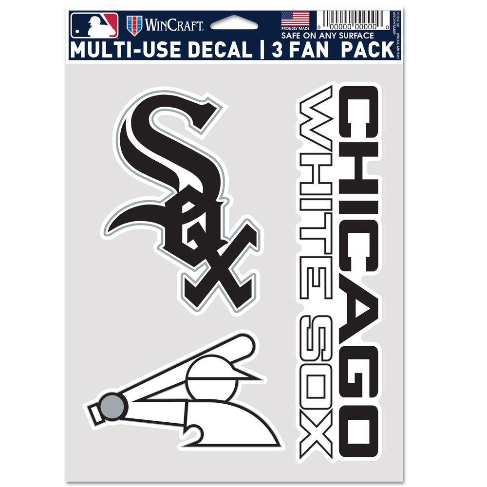 Chicago White Sox Multi-Use MLB Decals Set (3 Pcs.)