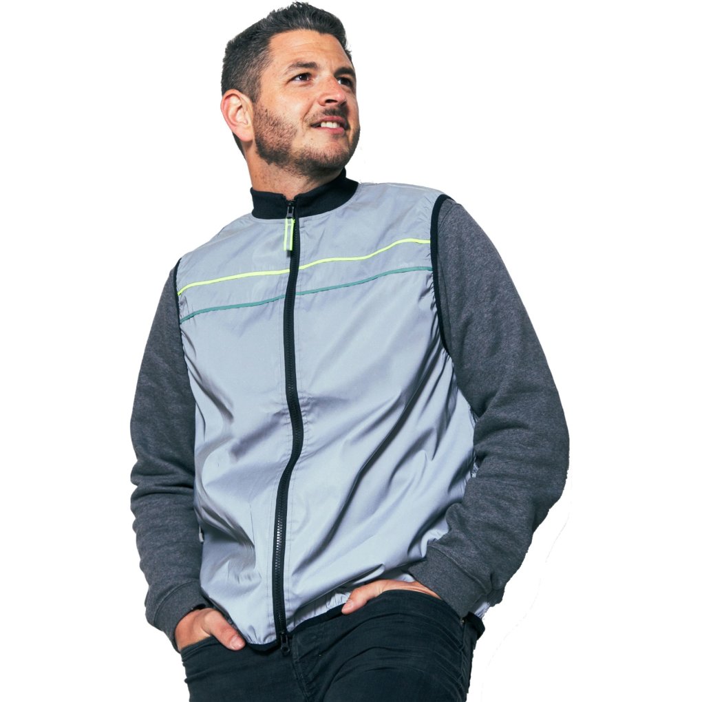 Gofluo George Bodyglower Safety Vest - Grey Reflective