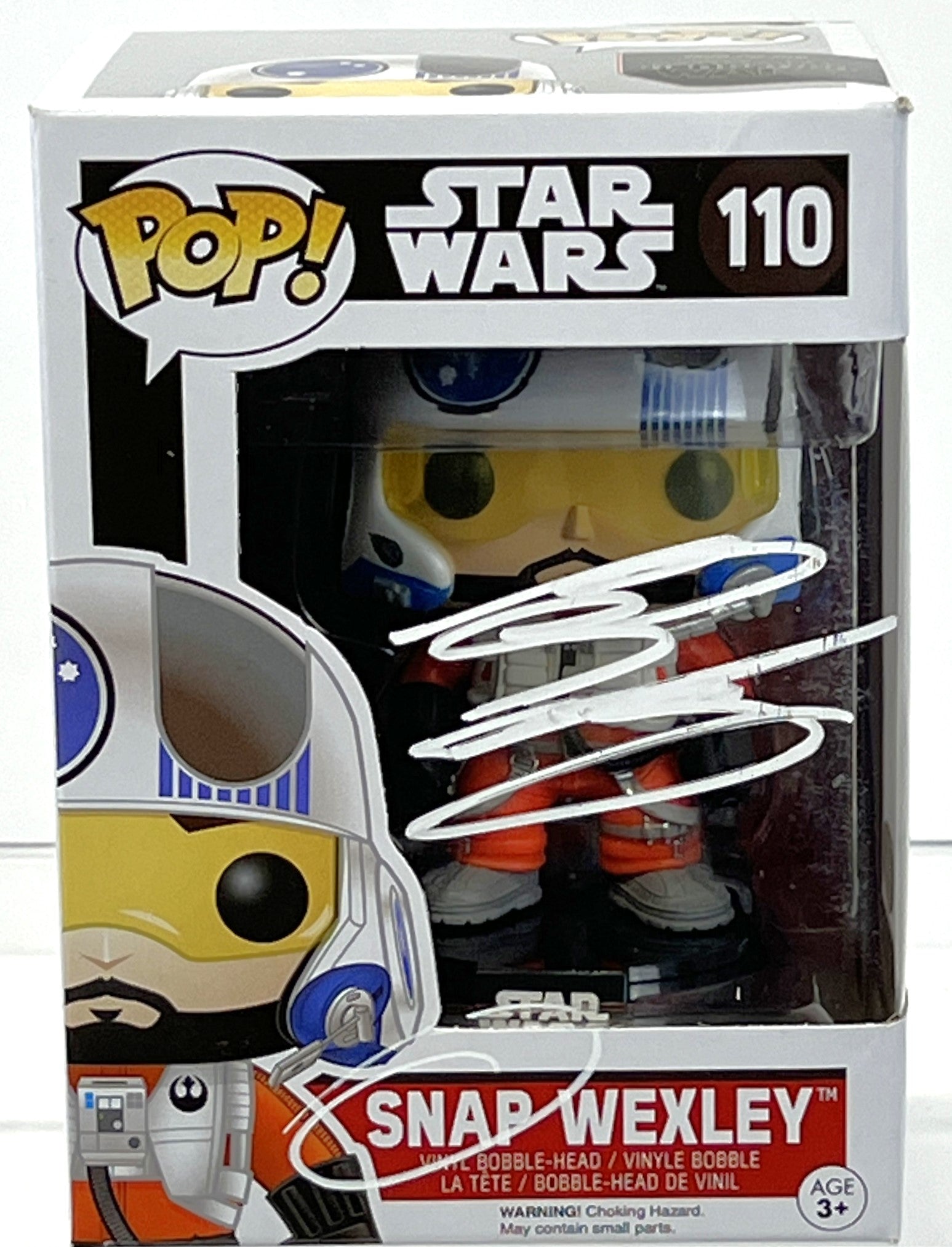 Greg Grunberg Autographed Star Wars Snap Wexley Funko POP #110 JSA
