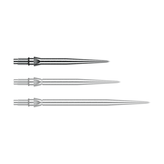 Winmau Switch Point Smooth steel dart tips - Silver Effect