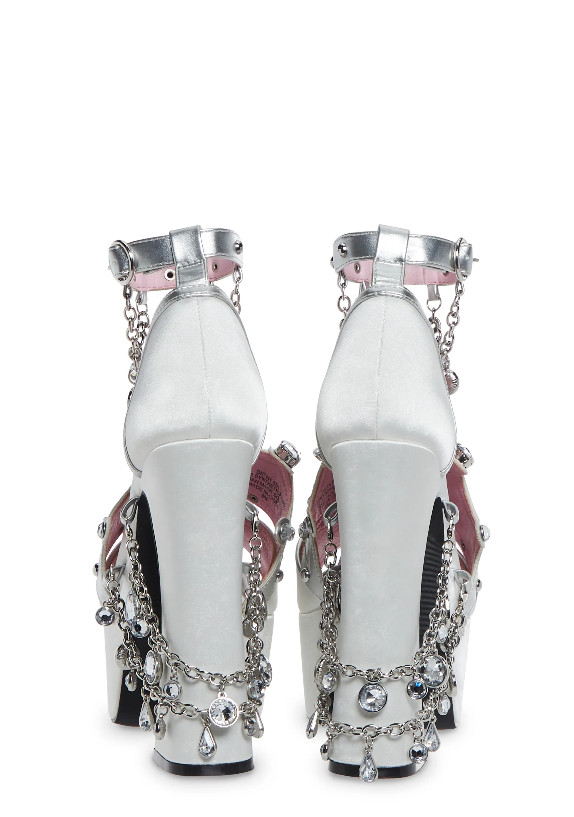 Royal Charm Peep Toe Heels