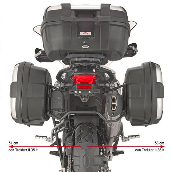 Givi Monokey case supportBENELLI 500 TRK 502 X - 2018 - 2025Ref: PL8711