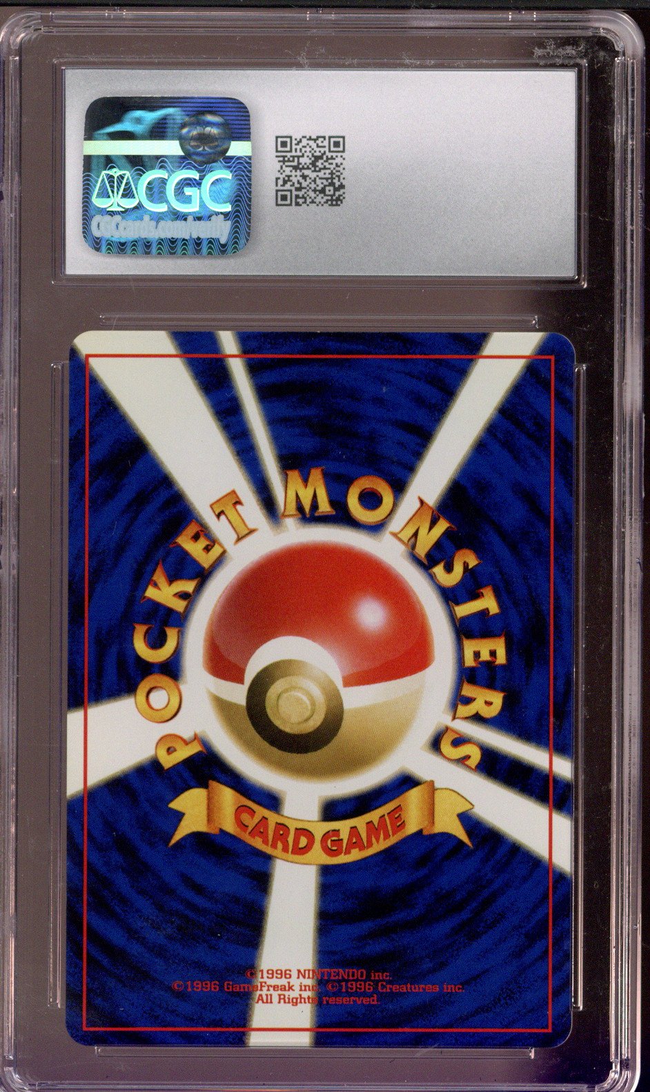 1996 Pokemon Japanese Base Set Blastoise Holo 009 CGC 9.5