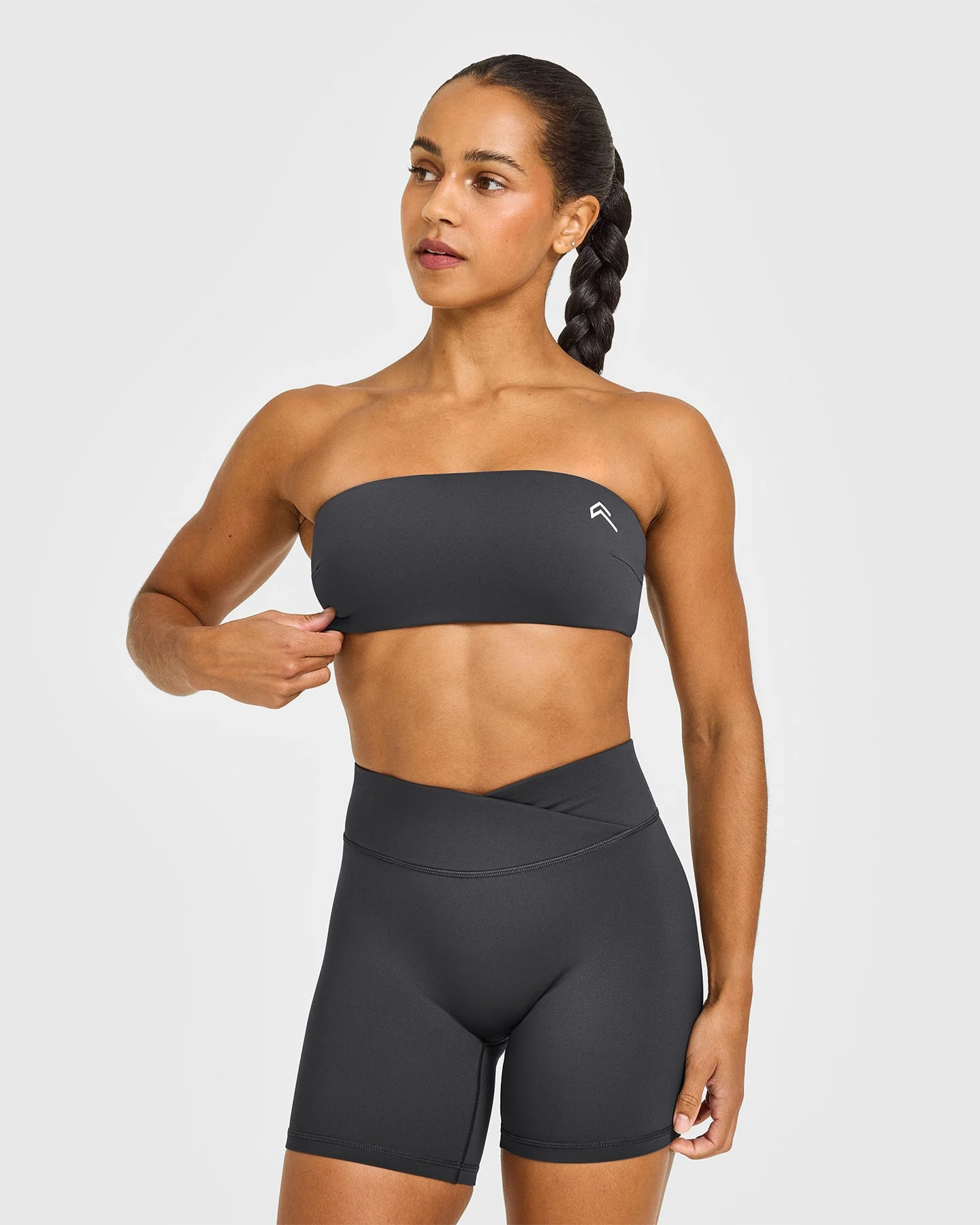 UnifiedMove™ Micro Bandeau Bralette | Coal