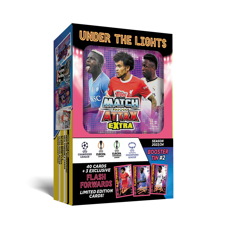 Match Attax Extra 2024 - Booster Tin - Flash Forwards