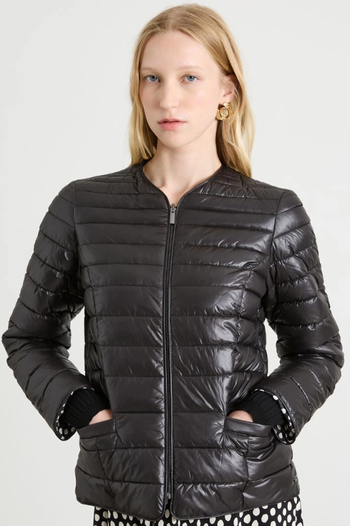 Reversible padded jacket - BLACK