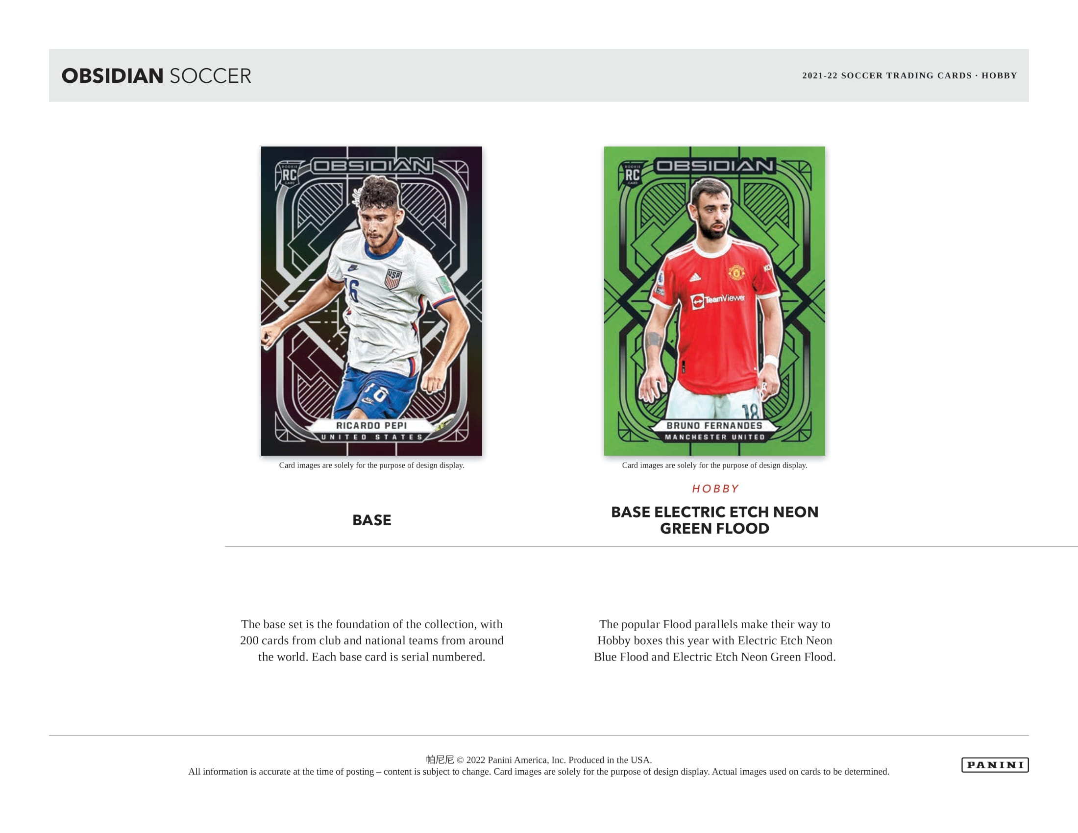 2021/22 Panini Obsidian Soccer Hobby Box