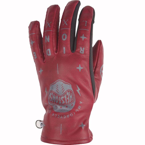 Helstons GRAFIC HELMET WINTER WOMEN Gloves - RedRef: HS0934