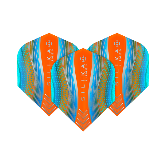 Harrows Silica Lumen Cyan Orange No6 Flights