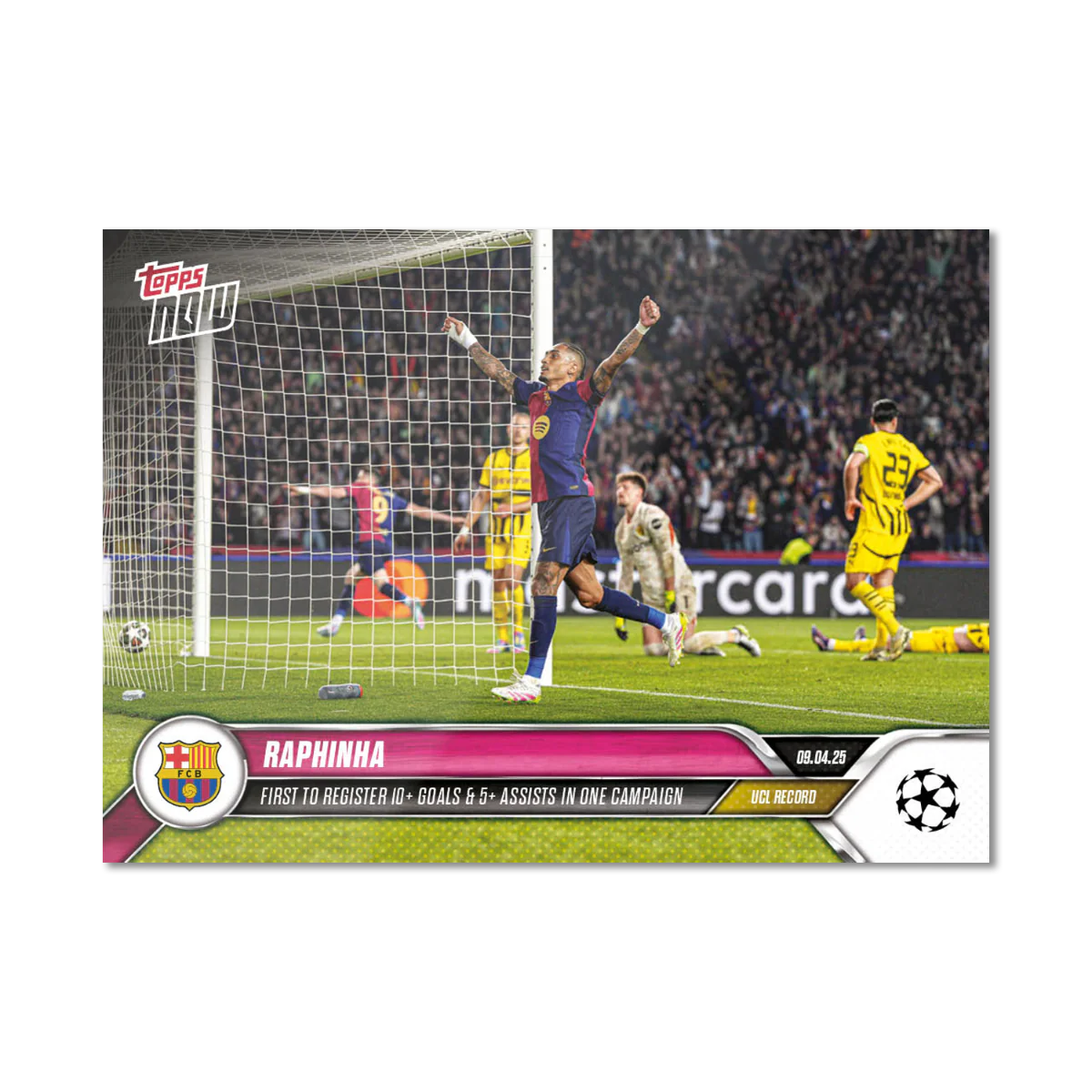 Raphinha - 2024-25 UCL Topps NOW® - Card 135