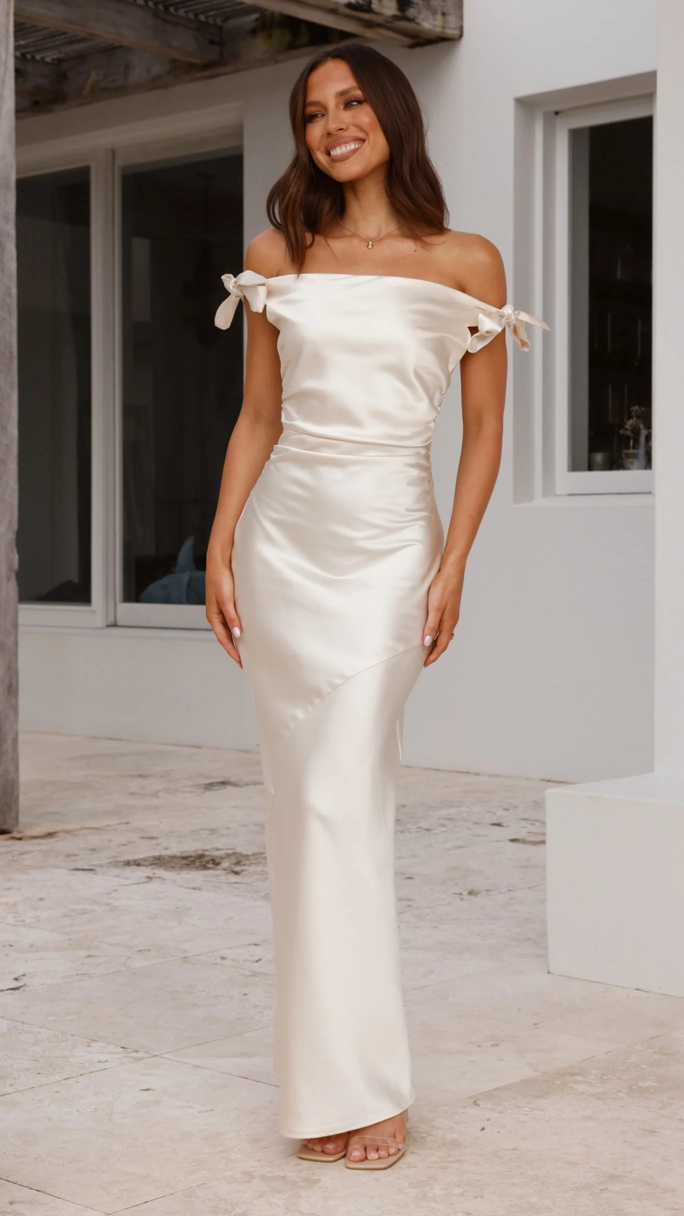 Frida Maxi Dress - Champagne
