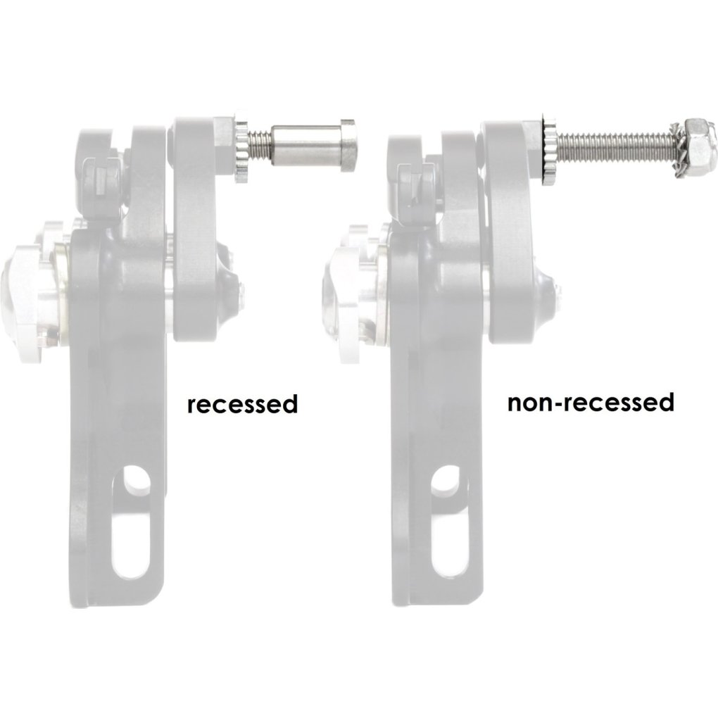 Paul Component Racer Road Center-Mount Center-Pull - Recressed - Front Rim Brake - black