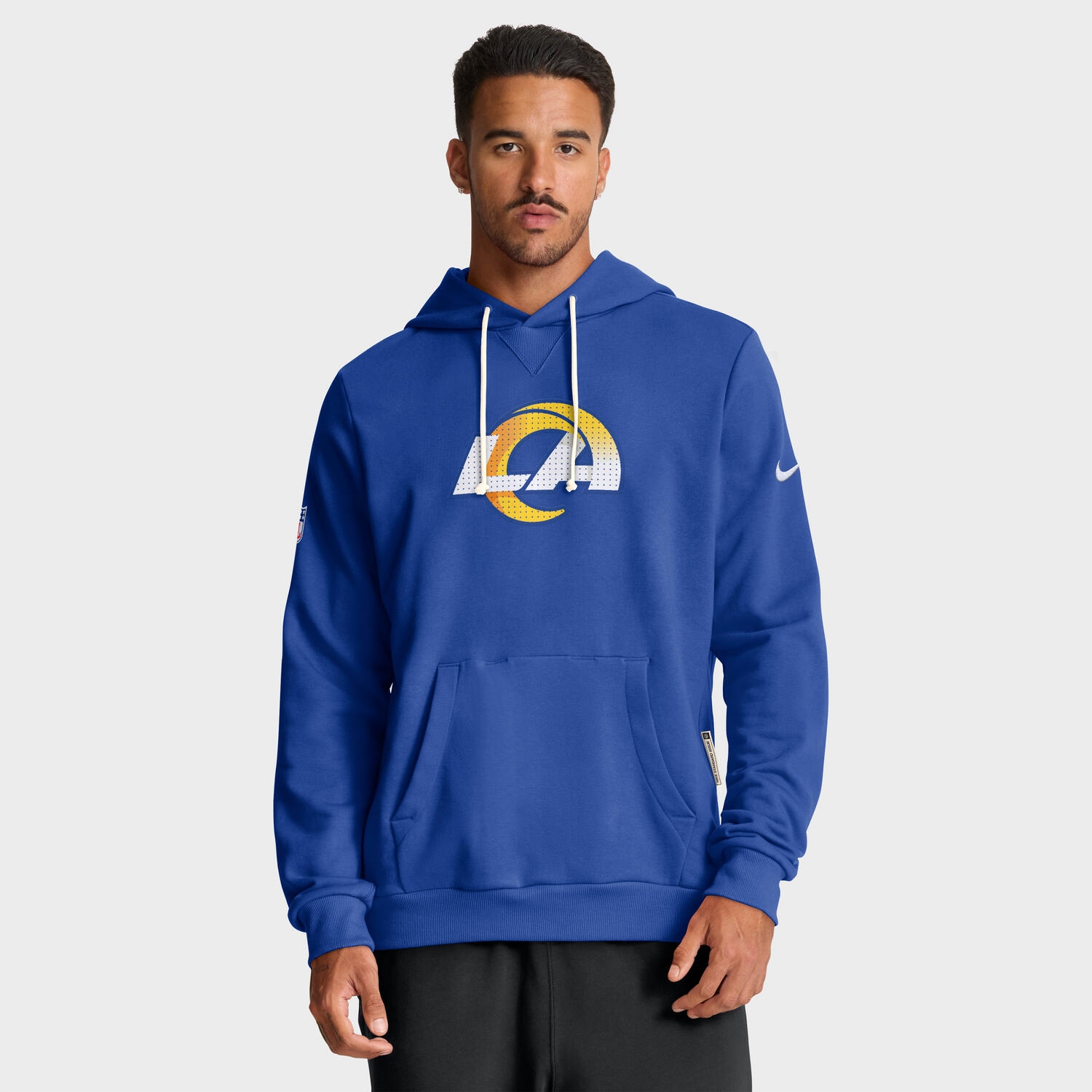 Los Angeles Rams 2025 NFL Sideline Standard Issue Hoodie Blue