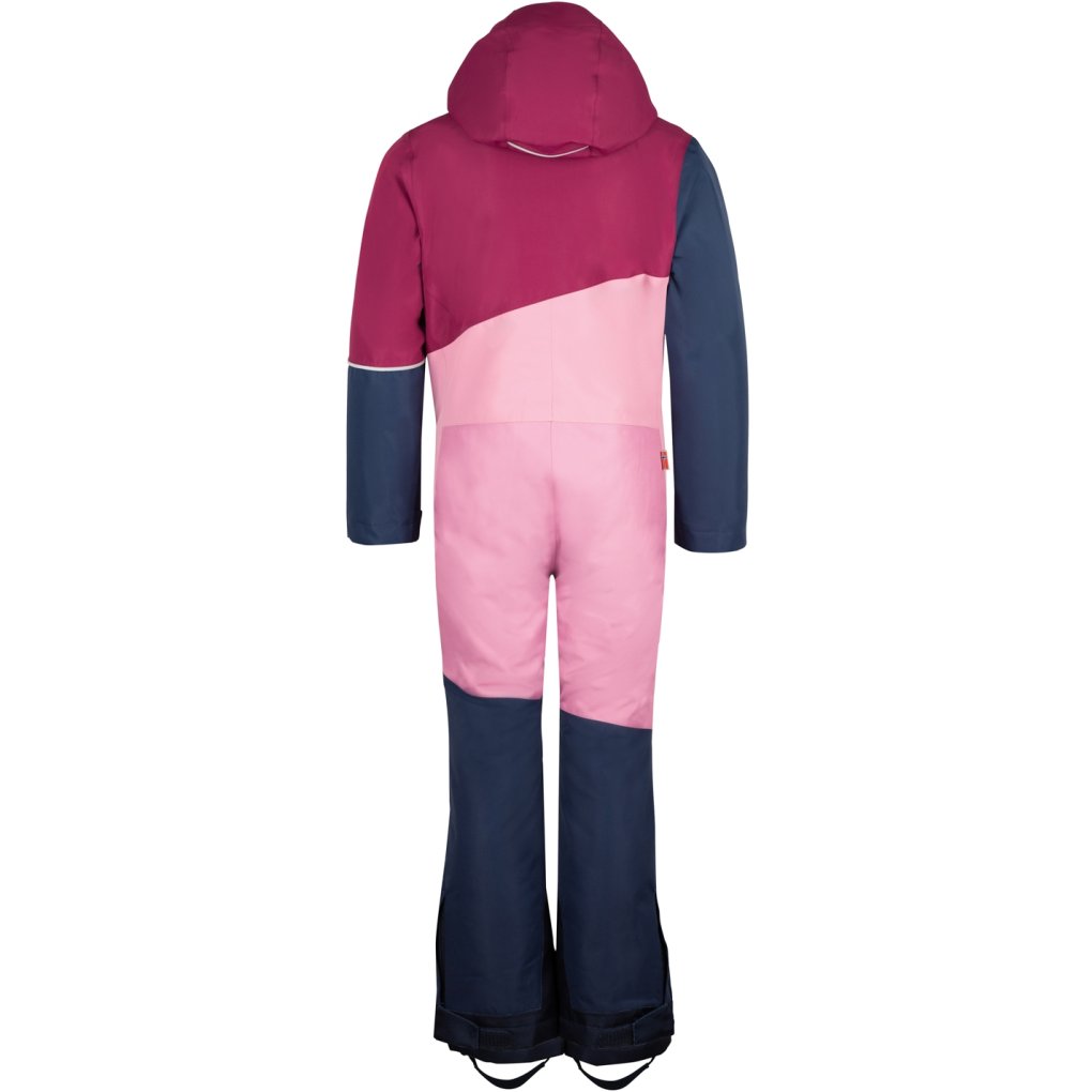 Trollkids Hallingdal Snowsuit Kids - Mauve/Plum/Navy