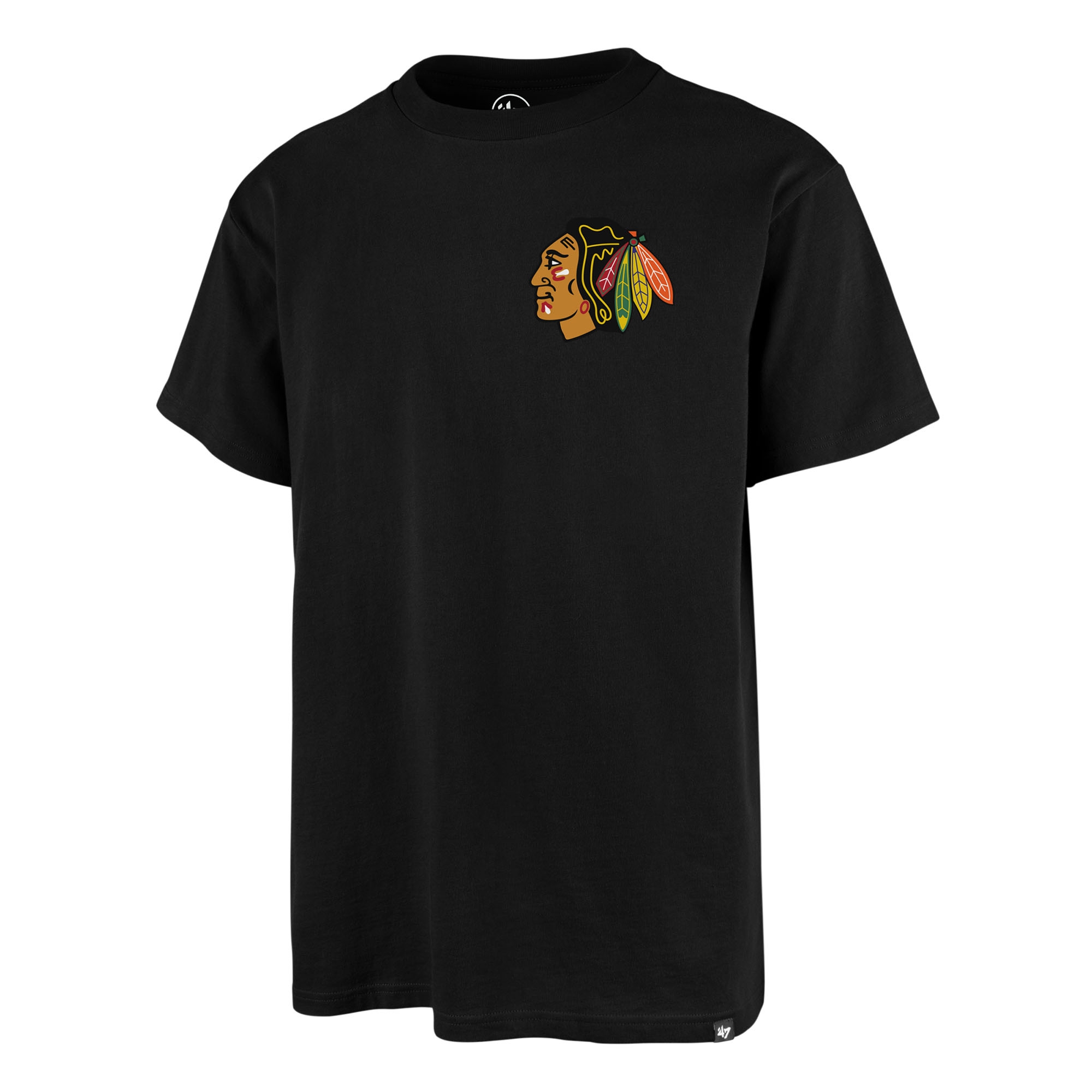 Chicago Blackhawks Alternate Logo Backer '47 Echo NHL T-Shirt