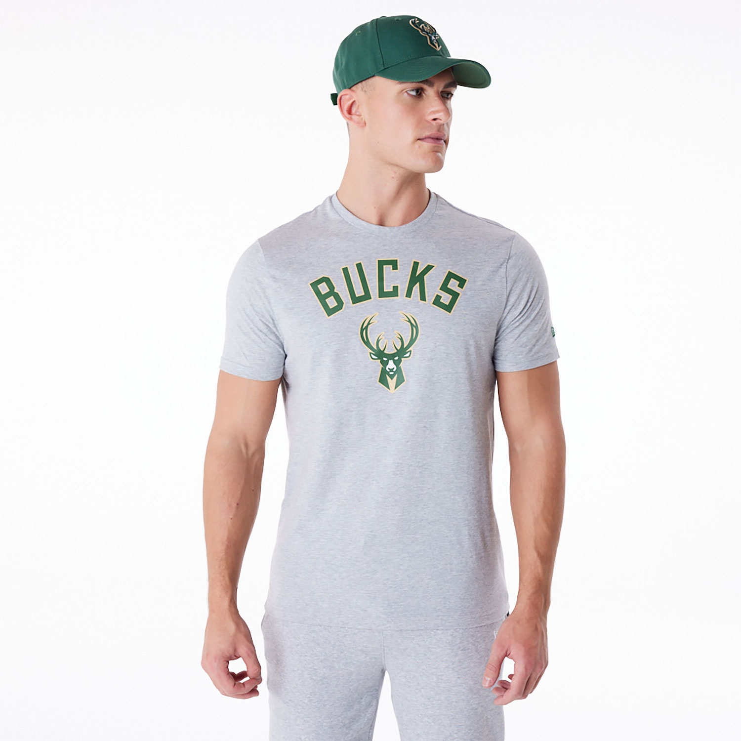 Milwaukee Bucks Team Logo New Era NBA T-Shirt