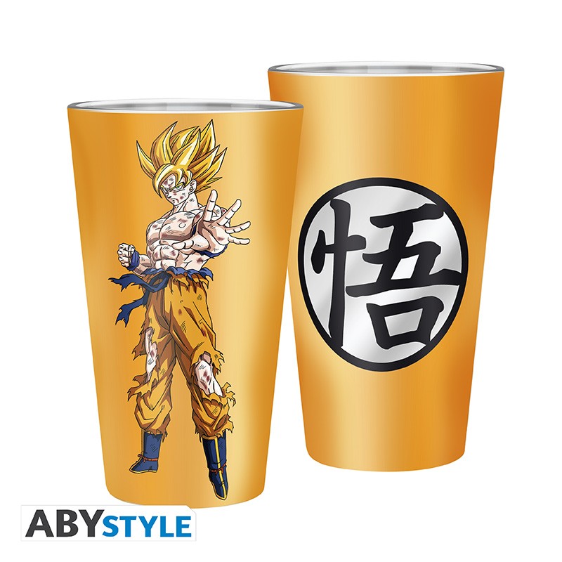DRAGON BALL Premium Large Glass Goku Super Saiyan