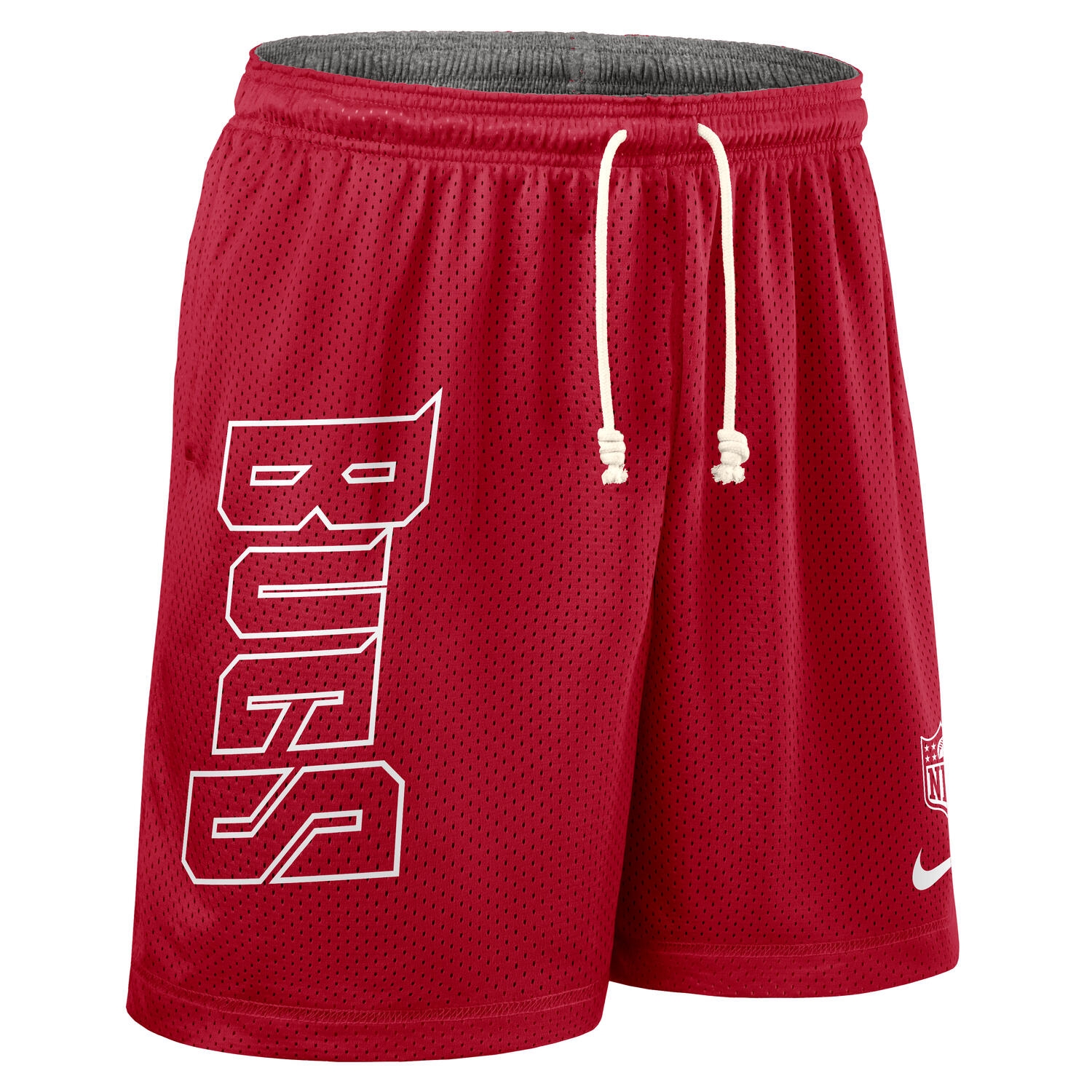 Tampa Bay Buccaneers 2025 NFL Sideline Reversible Mesh Nike Dri-FIT Shorts Red