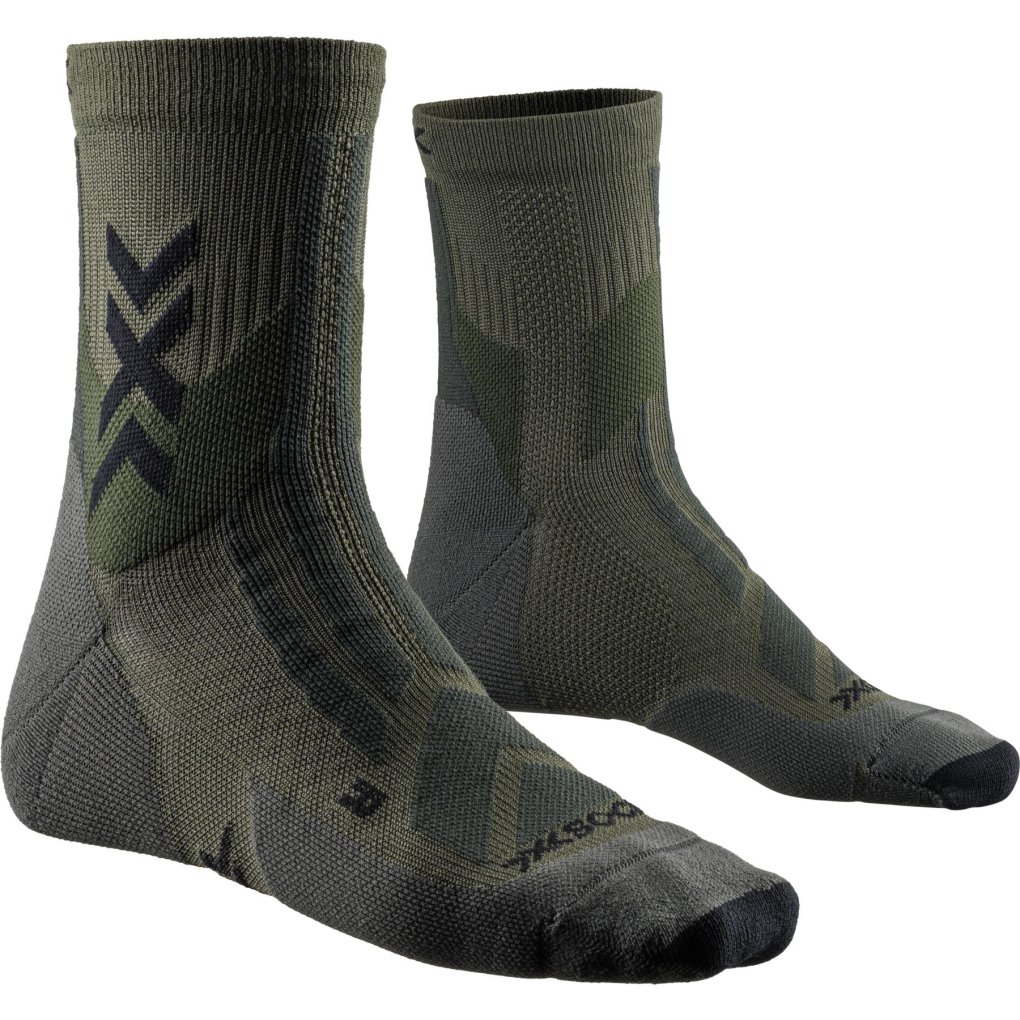 X-Socks Hike Discover Ankle Socks - dark sage/black