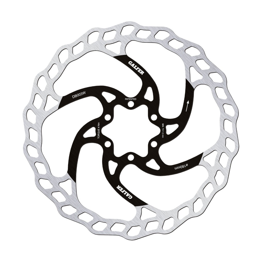 Galfer Wave Brake Disc - MTB | Fixed | 6-Bolt