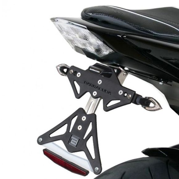 Support de plaque Barracuda Noir - NoirRef : BAR0300 / KN7104/07-BN