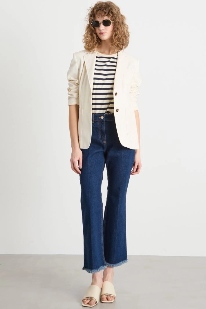 Cropped jeans - NIGHT BLUE