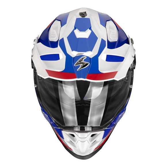 Scorpion Exo ADF-9000 AIR Full-Face Helmet - PATROL - White / BlueRef: SC1280