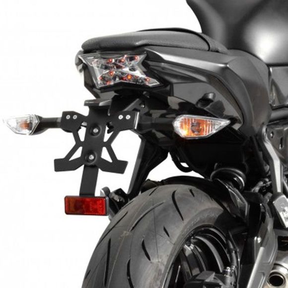 KAWASAKI Z 650 Top Block License Plate Holder - BlackRef: tb0359 / spek42