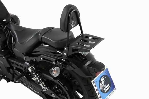 Hepco & Becker Luggage Rack with sissybar - blackRef: HBE05483A / 6114538 00 01