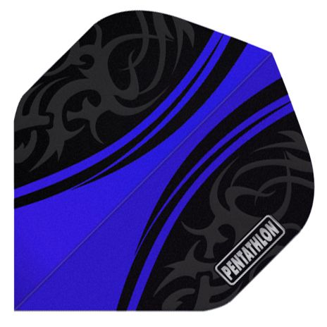 Pentathlon Flights black/blue