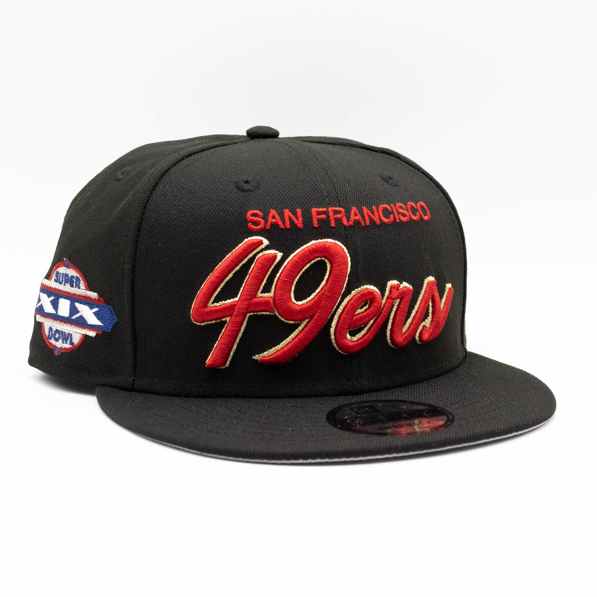 San Francisco 49ers Super Bowl XIX Script New Era 9FIFTY NFL Snapback Cap