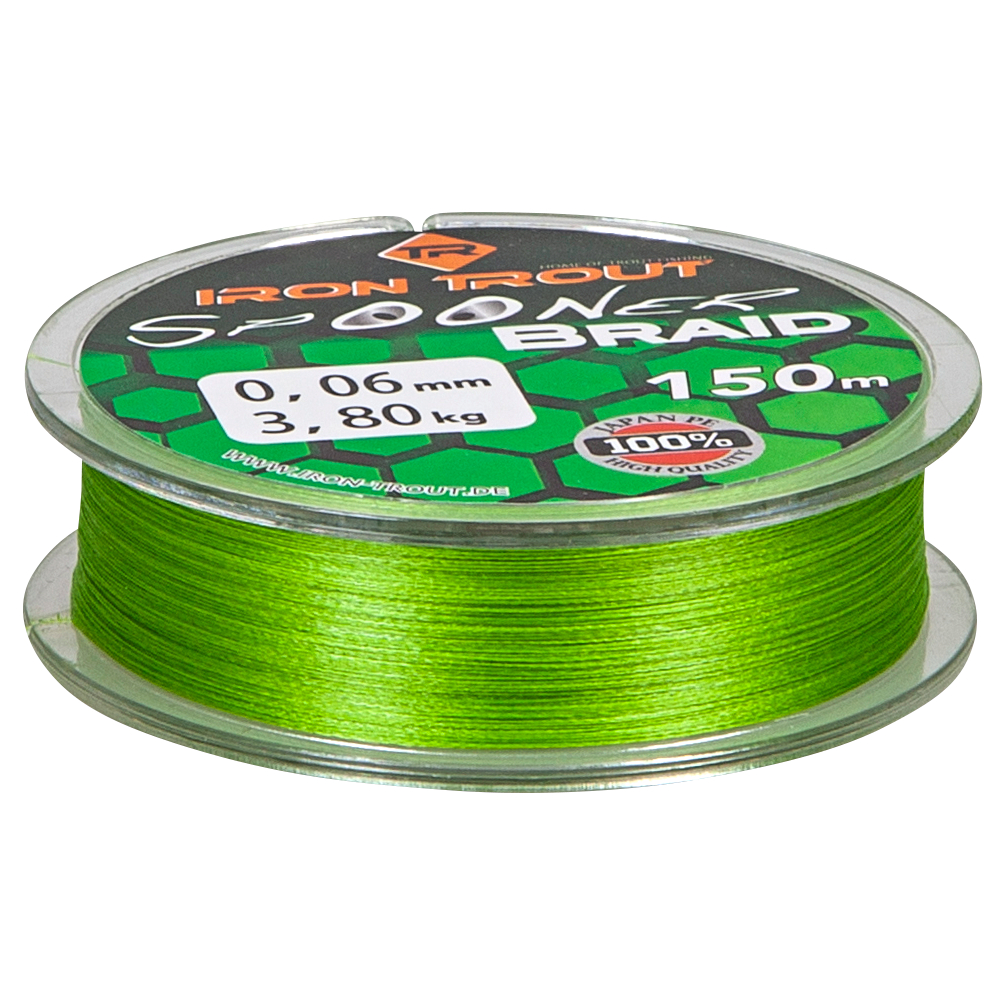 Iron Trout Fishing Line Spooner Braid (camo green, 150m)