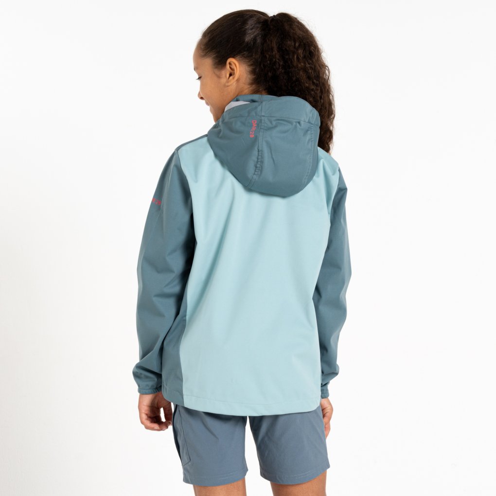 Dare 2b Explore Softshell Jacket Kids - F7A Grey / Aquifer