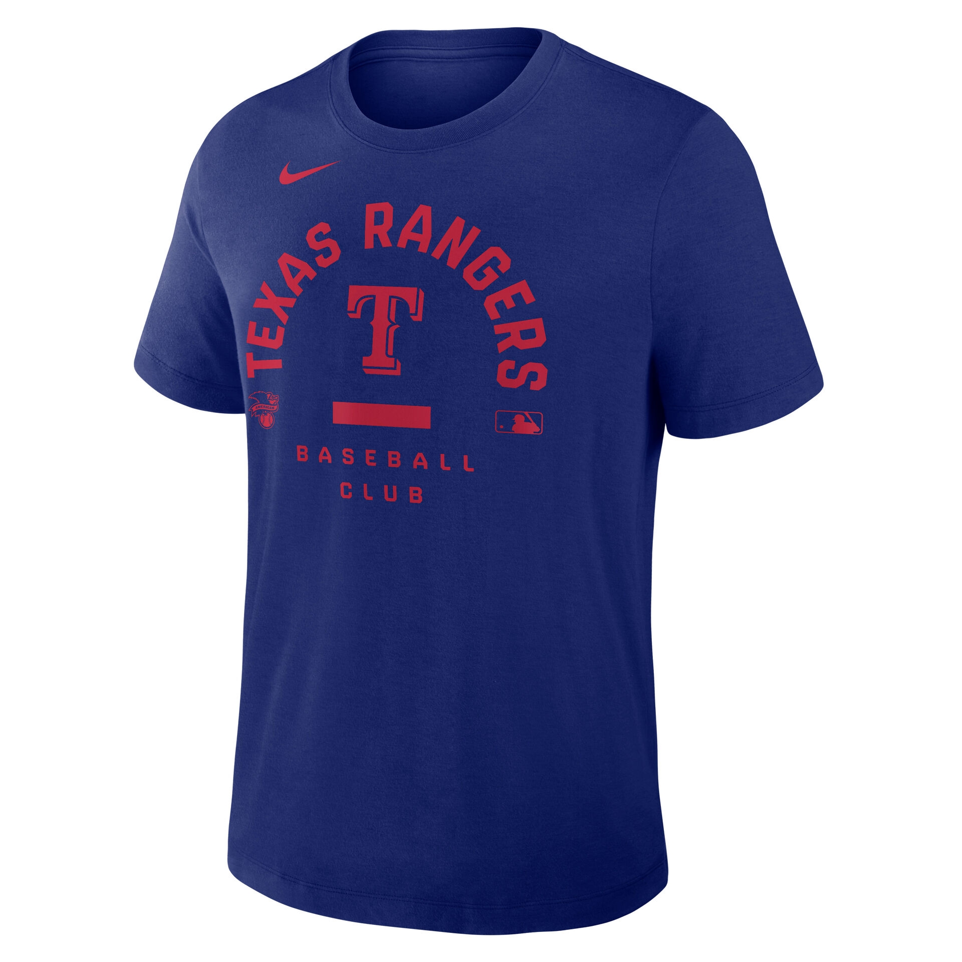 Texas Rangers Early Work 2026 MLB Authentic Tri-Blend T-Shirt Blue