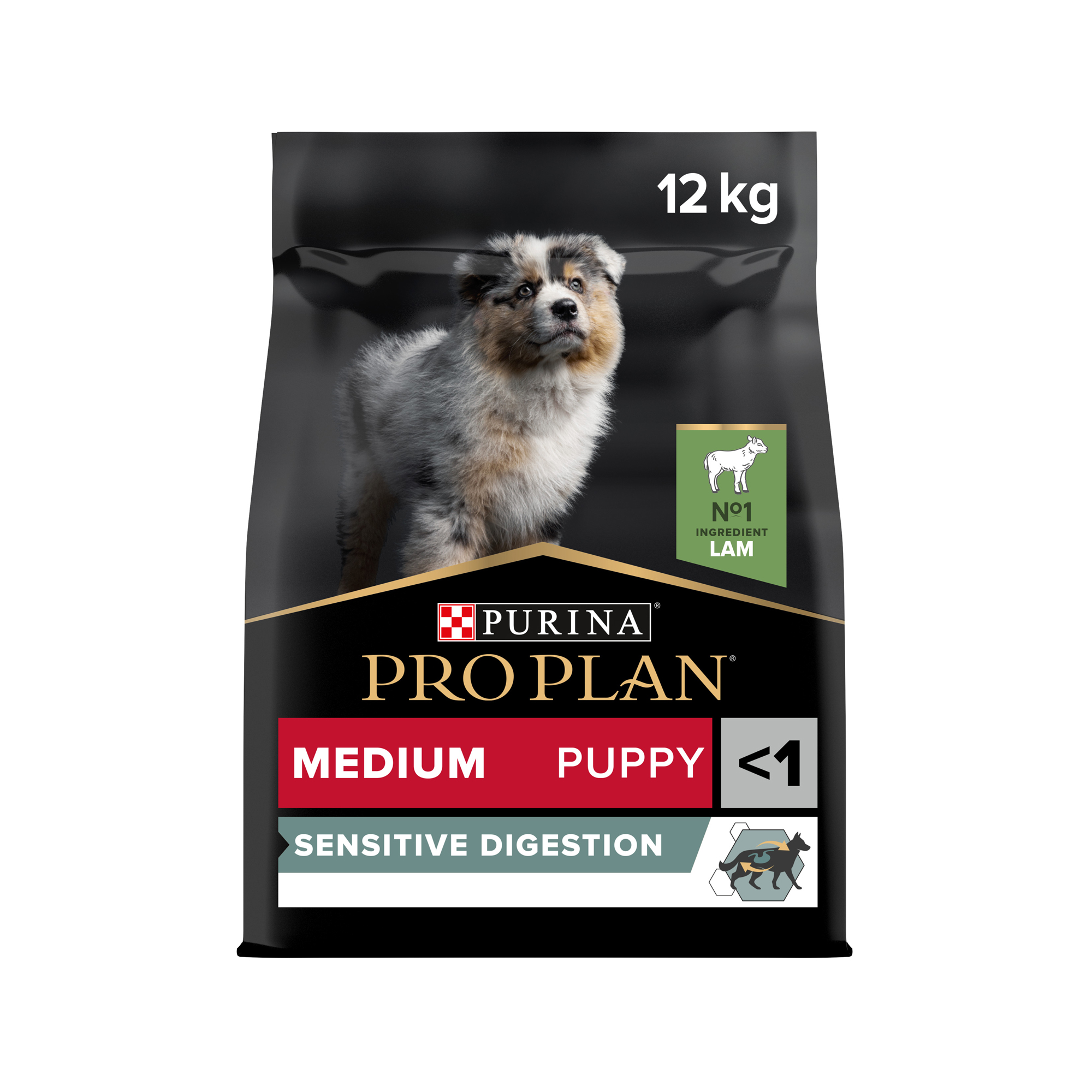 Purina Pro Plan Dog - Medium Puppy - Sensitive Digestion - Lamb - 12kg
