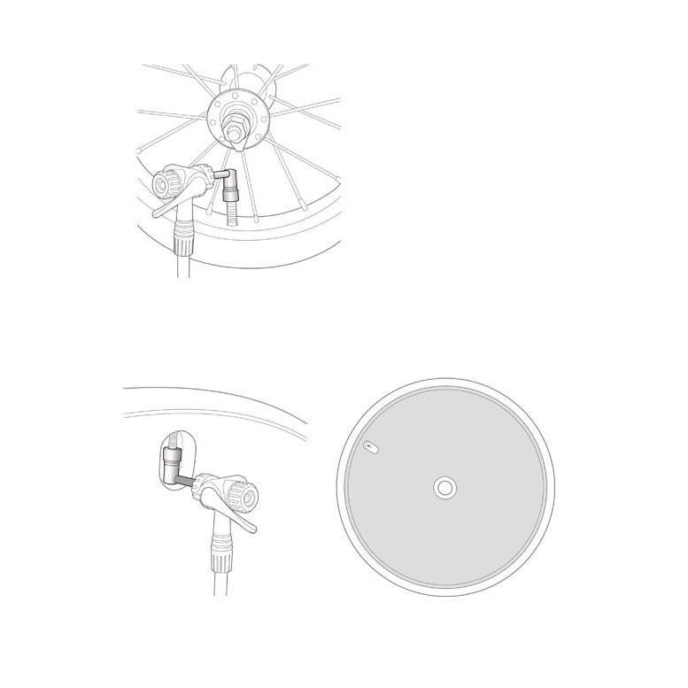 Topeak Pressure-Rite Presta Valve Adaptor
