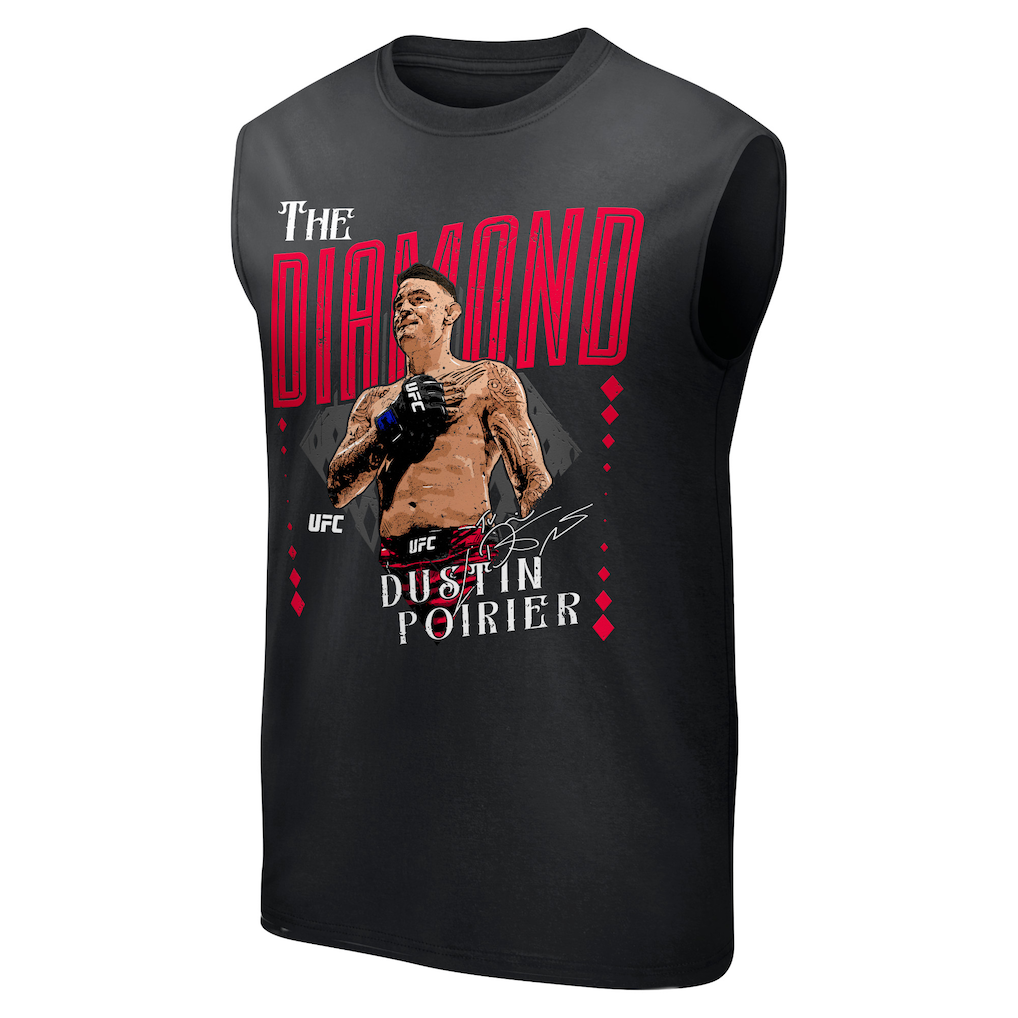 UFC Dustin Poirier The Diamond Tank - Black - Mens
