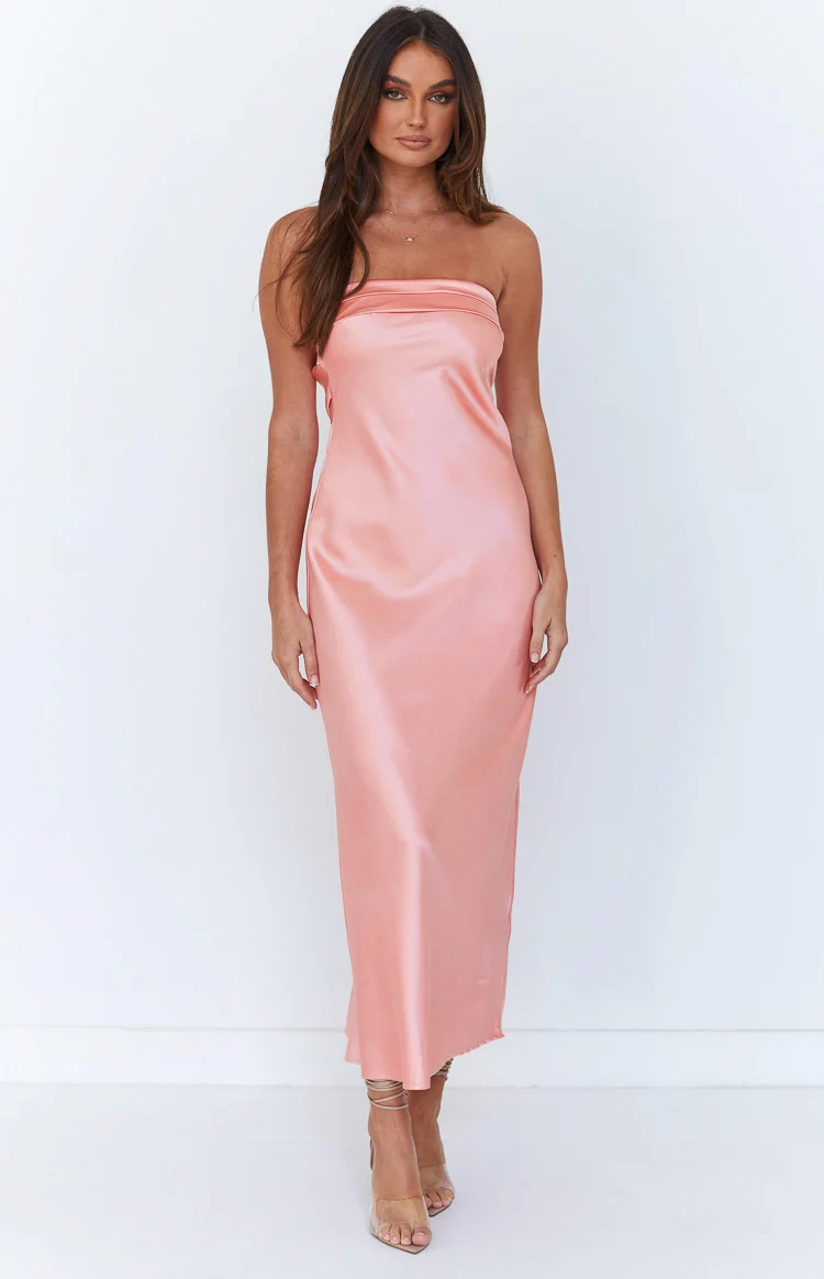 Maiah Pink Maxi Dress