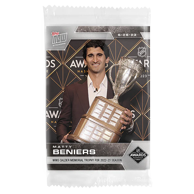2022-23 NHL TOPPS NOW® 5-Sticker Pack - Awards Stickers