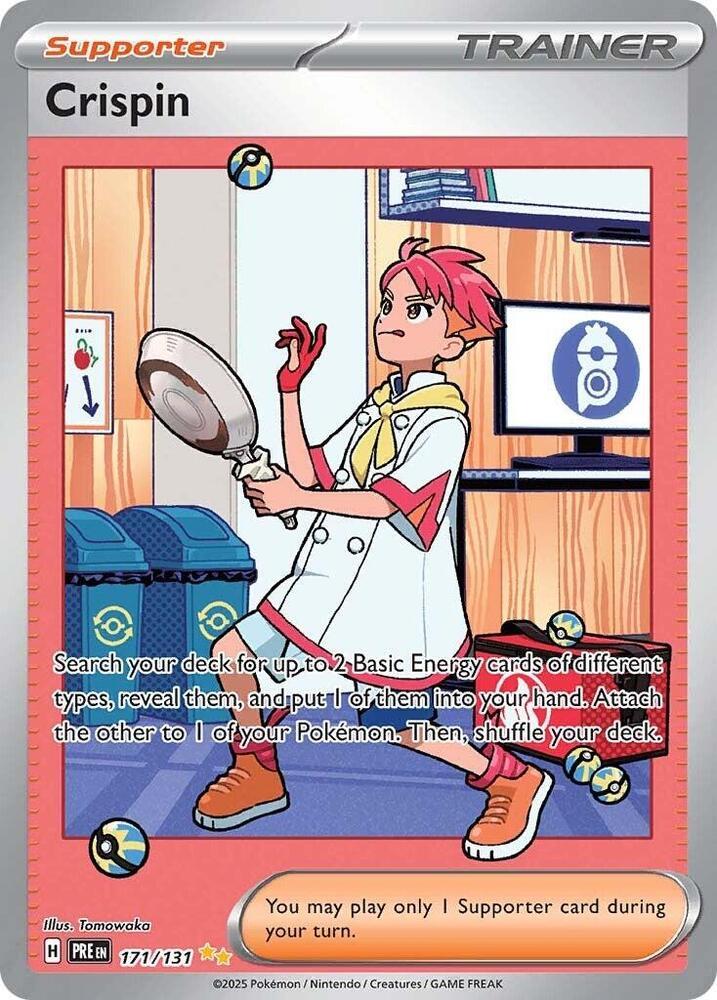Pokemon SV: Prismatic Evolutions 171/131 Crispin Near Mint