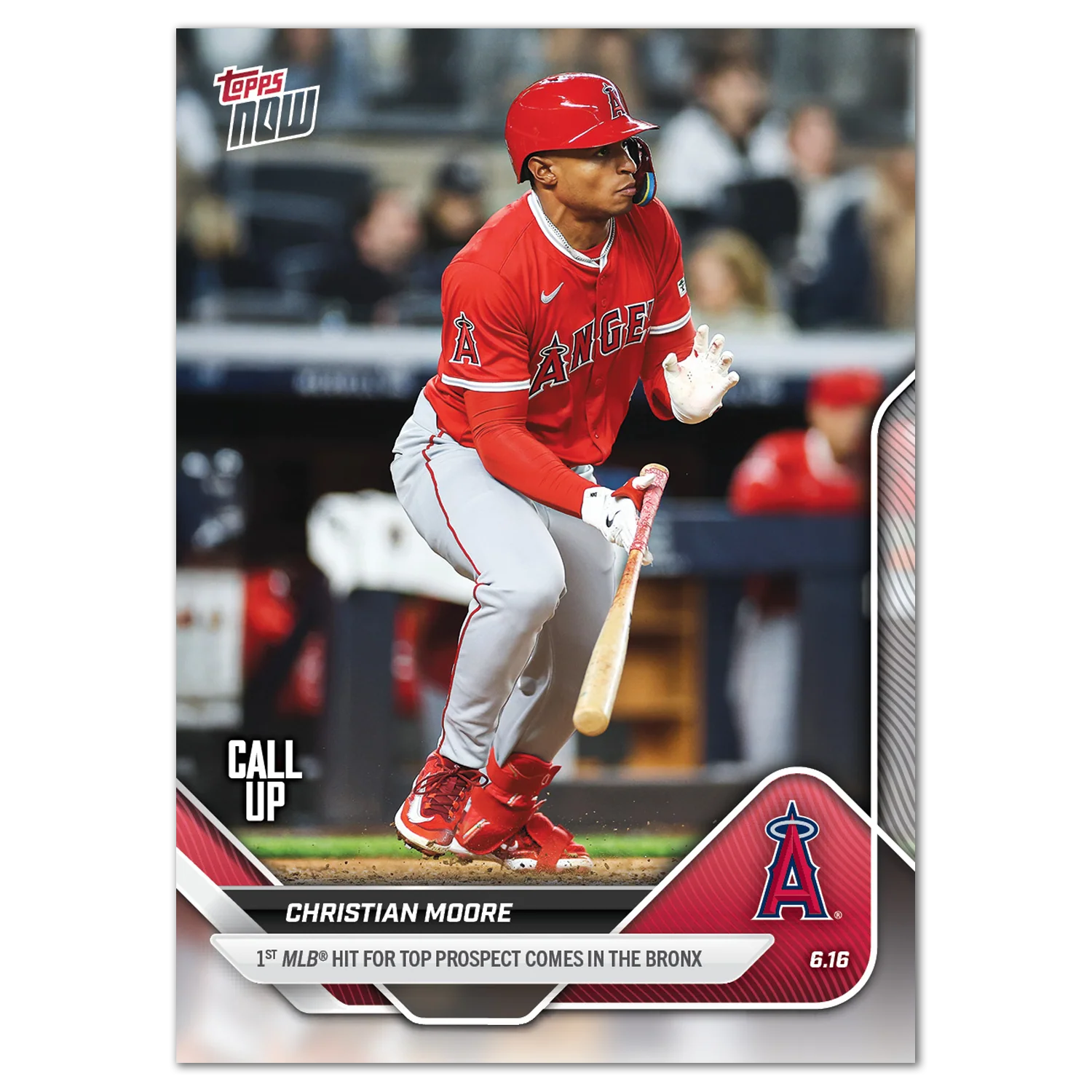 Christian Moore - 2025 MLB Topps NOW® - Card 304