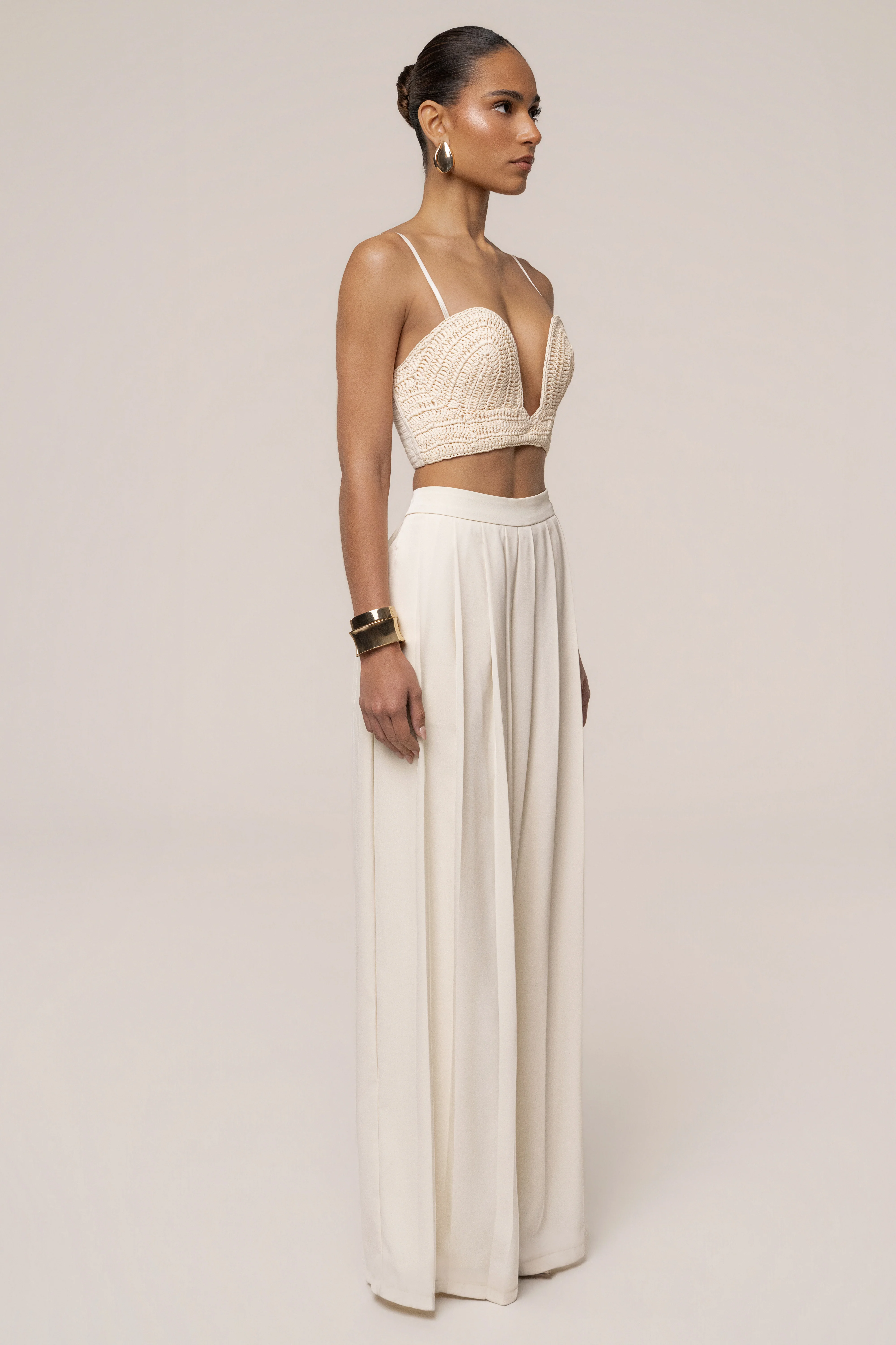 Buttercream Sail Away Texture Bustier
