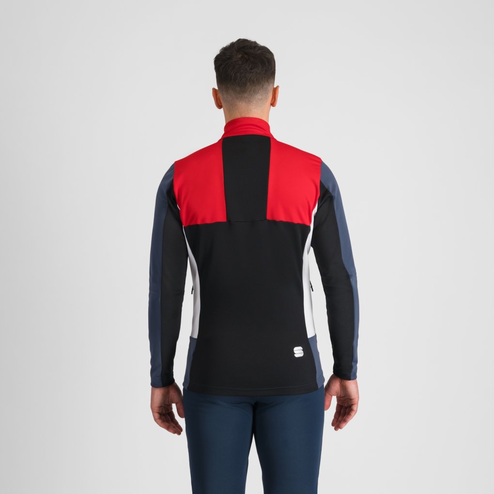 Sportful Squadra Jacket Men - 456 Galaxy Blue/Red/White