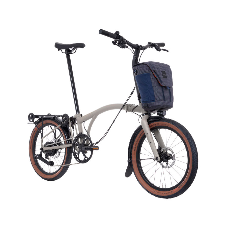 Brompton Electric G Line City+ - 4 Speed - Raised Bar - Extended Seatpost - Rear Rack - 20