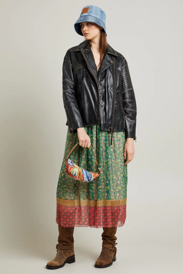 Leather jacket - BLACK