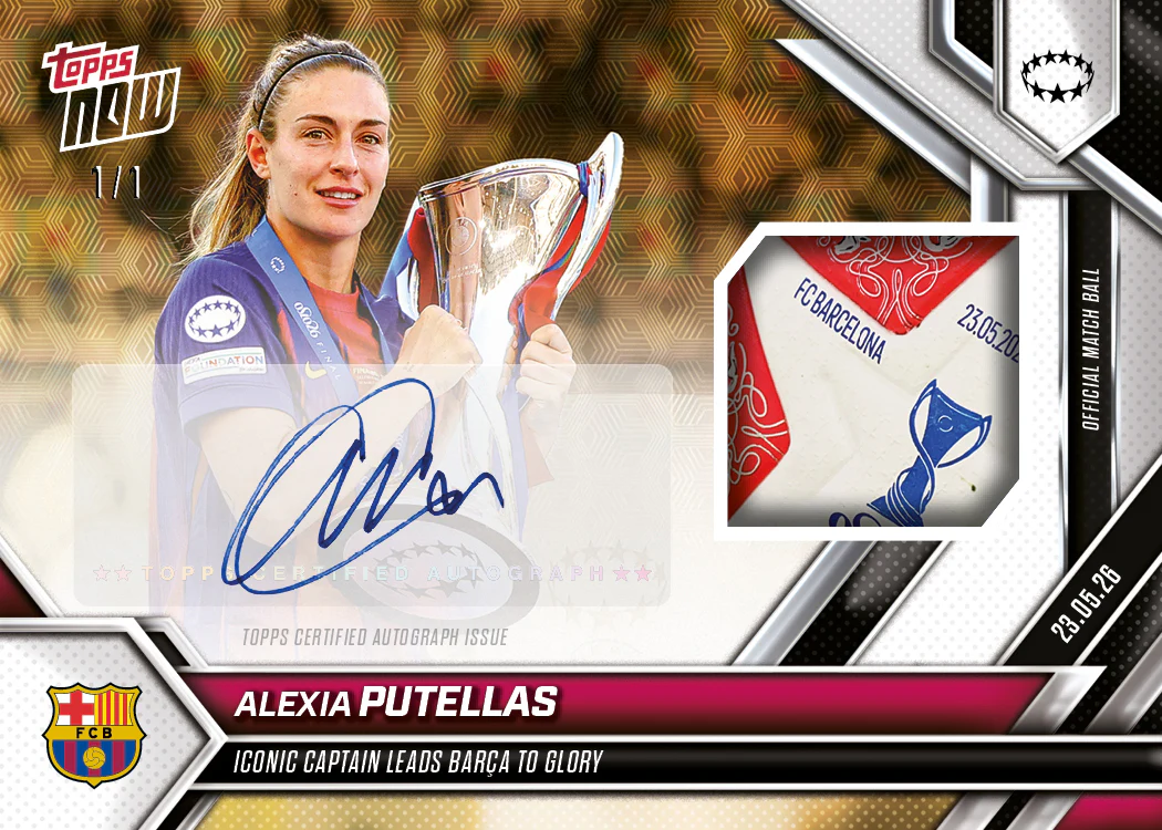 Alexia Putellas - 2025-26 UWCL Topps NOW® - Card 31