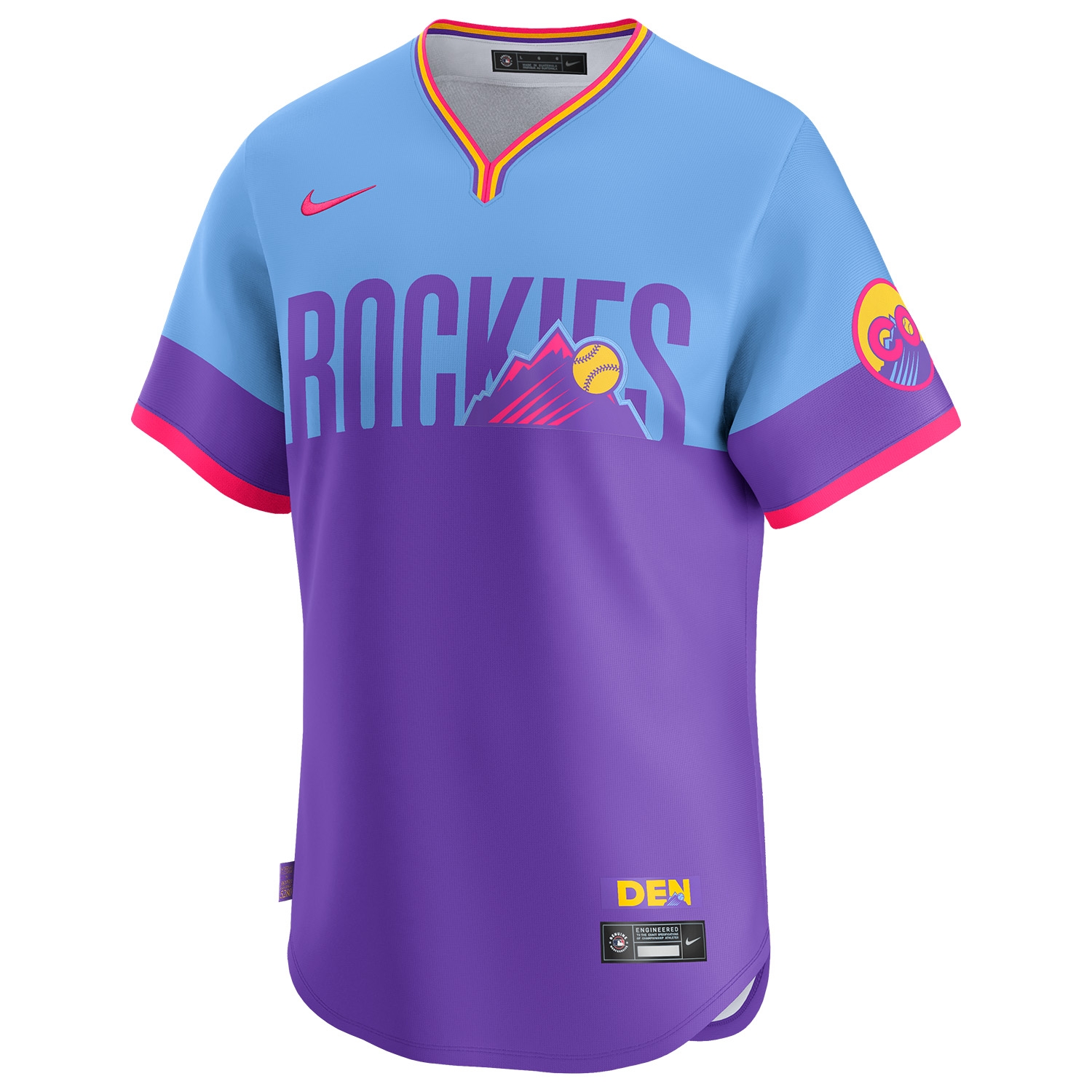 Colorado Rockies City Connect Limited MLB Jersey Psychic Purple