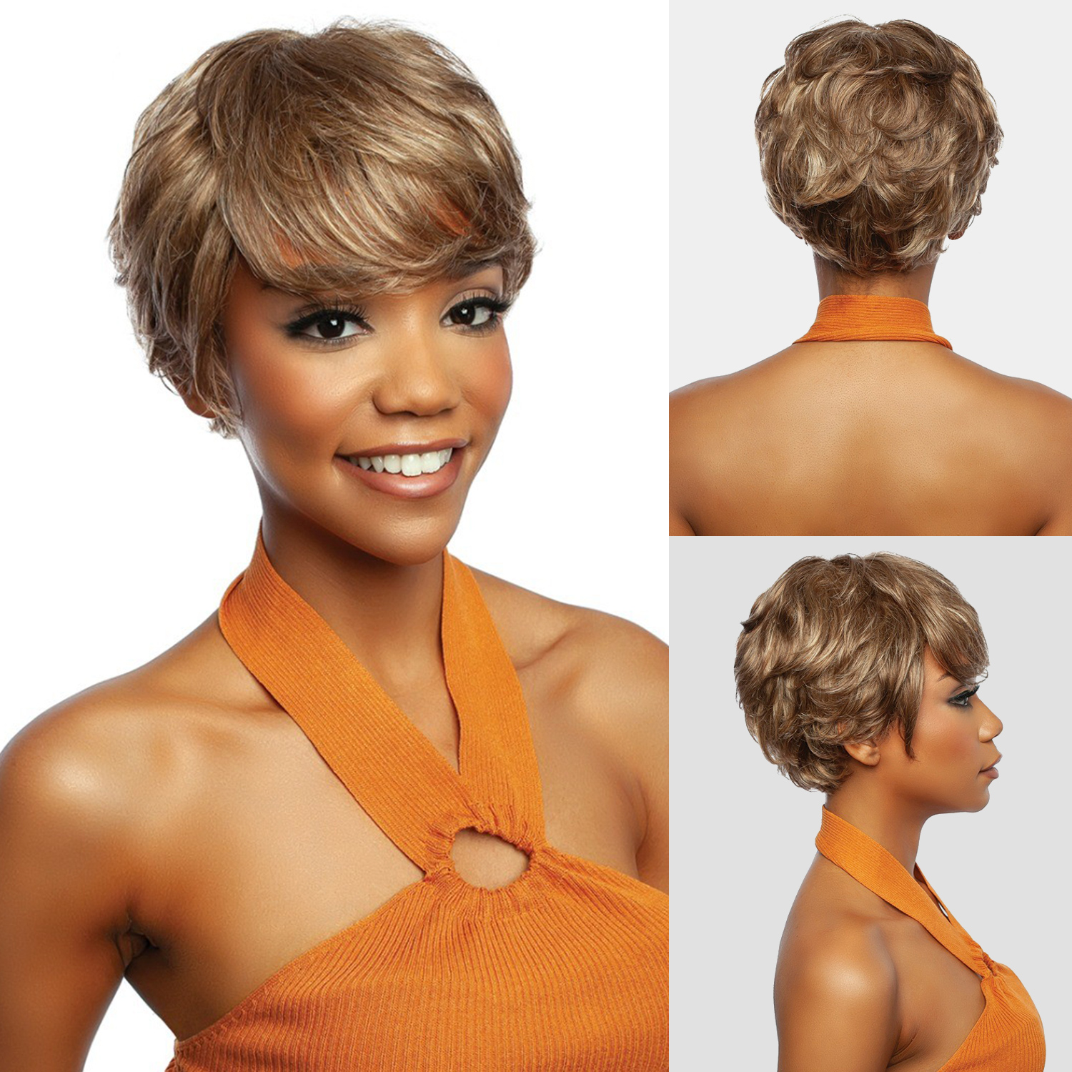 Mane Concept Trill Unprocessed Human Hair Mature slay Full Wig TRMS102 Slay 02