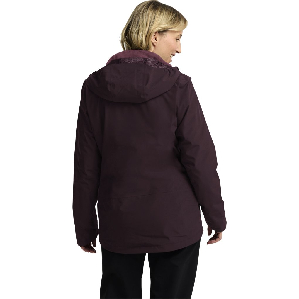 Jack Wolfskin Moonrise 3In1 Jacket Women - amaranth