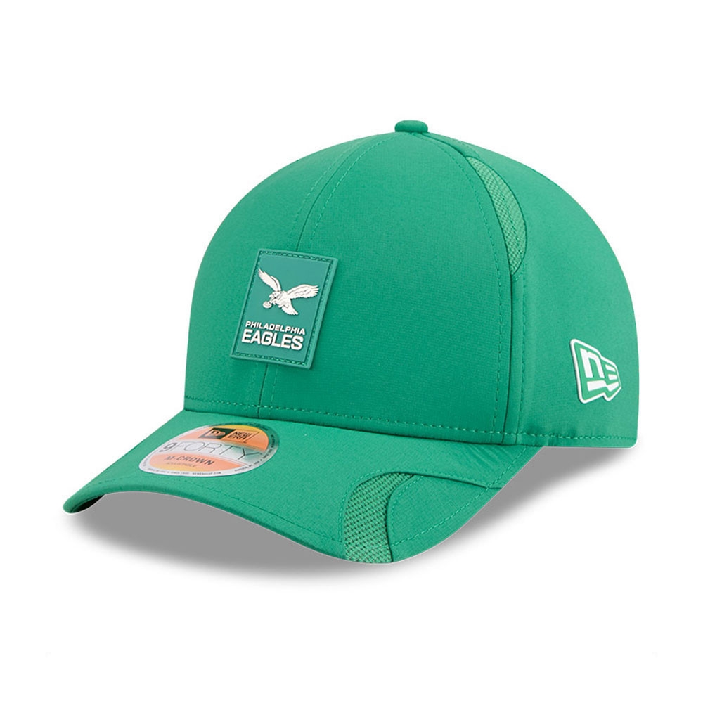 Philadelphia Eagles Historic 2025 NFL On-Field Sideline 9FORTY M-Crown Snapback Cap